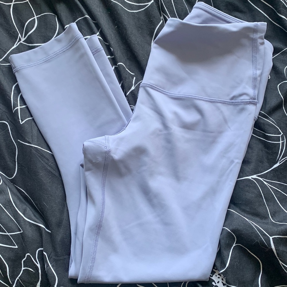 LILAC 90 Degree By Reflex High Waist Squat Proof Capris - 22” Interlink